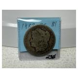 1883 CC Morgan Dollar