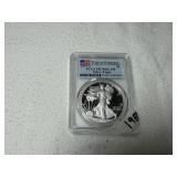 2019 S American Silver Eagle Proof-70 DCAM 1st Stk