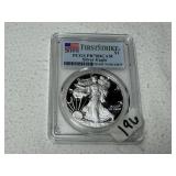 2019 S American Silver Eagle Proof-70 DCAM 1st Stk