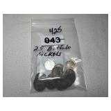 (25) Buffalo Nickels