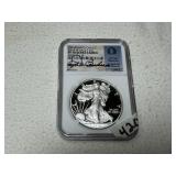 2014 W American Silver Eagle Proof-70 Ultra Cameo
