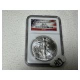 2013 W American Silver Eagle MS70