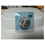 BU 1945 S Walking Liberty Half Dollar