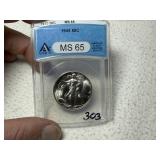 MS65 1945 Walking Liberty Half Dollar