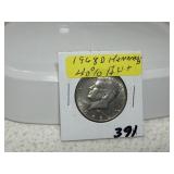 1968 D 40% Kennedy Half Dollar
