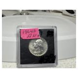 1964 D Washington Quarter