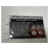 (2) Mercury Silver Dimes