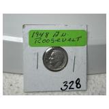 1948 Roosevelt Dime