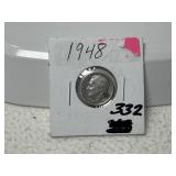 1948 Roosevelt Dime