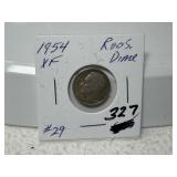 1954 Roosevelt Dime