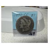 1890 CC Morgan Dollar