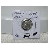 1964 D Roosevelt Dime