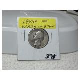 1943 D Washington Quarter