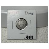 1914 Barber Dime