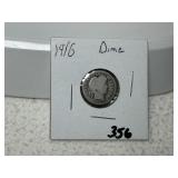 1916 Barber Dime