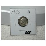 1955 D Roosevelt Dime