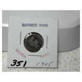 1905 Barber Dime