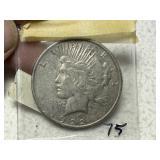1922 D Peace Dollar