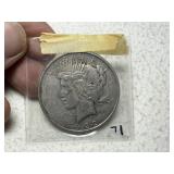 1922 D Peace Dollar