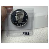 Proof Silver 1997 S Kennedy Half Dollar