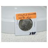 1969 D 40% Kennedy Half Dollar