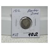 1912 Barber Dime