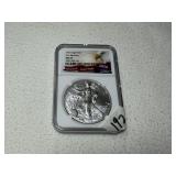 2020 American Silver Eagle MS70 FIrst Release