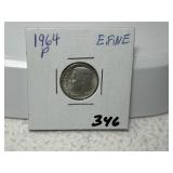 1964 Roosevelt Dime