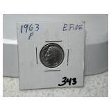 1963 Roosevelt Dime