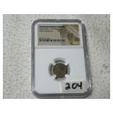 W Roman Valentinian I AD364-375 AE3 Nummus Coin