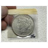 1922 D Peace Dollar