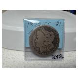 1890 CC Morgan Dollar