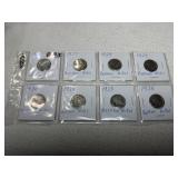 (8) Buffalo Nickels