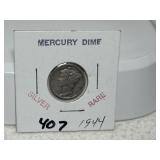 1944 Mercury Dime