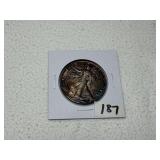 1986 American Silver Eagle Toned