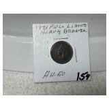 1891 Indian Head Penny Full Liberty