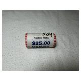 (25) UNC Franklin Pierce Presidential Dollars Roll