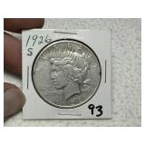 1926 S Peace Dollar