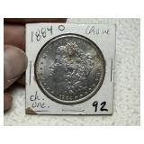 1884 O Morgan Dollar