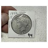 1922 S Peace Dollar
