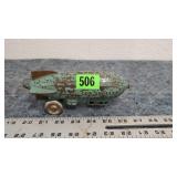 Vintage Cast Iron 'Los Angeles' Pull Along Blimp
