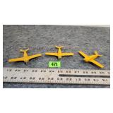 Tootsie Toy 1950's Beechcraft Bonanza Planes
