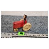 Vintage Mickey's Tractor Toy