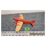 Vintage Tin 1940's (?) Wind Up Plane