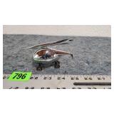 Troika-Style Helicopter Desk Paperweight & Pen