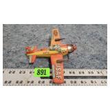 1950s Japanese Tin Litho Toy Plane