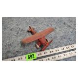 Vintage Cast Iron 'Air Mail' Toy Plane KentonToys
