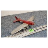 Vintage Pressed Steel Bomber Airplane
