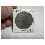 1891 CC Morgan Dollar UNC