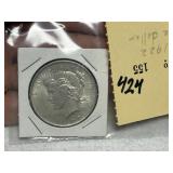 1922 Peace Dollar
